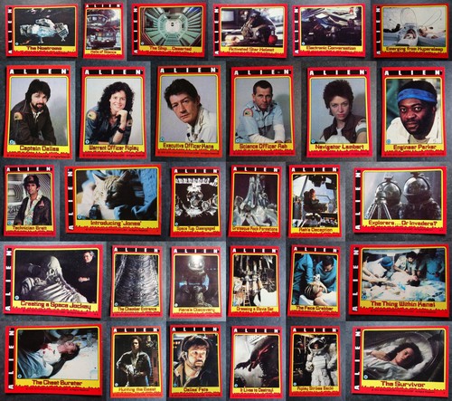 1979 topps alien - alien, movie