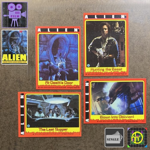 1979 topps alien card - alien,